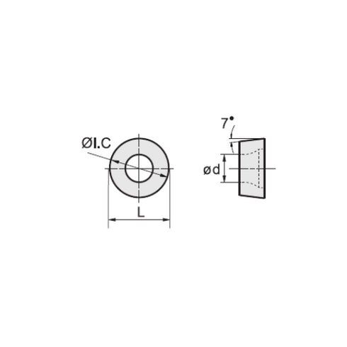 RCMT0803MO Turning Insert, ZCC CT Dimensions